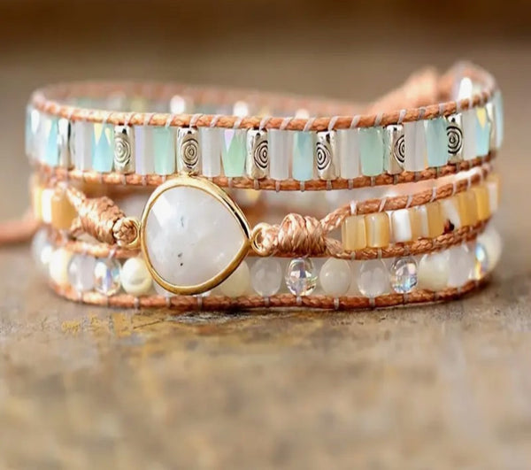 Bracelet cristal de roche court